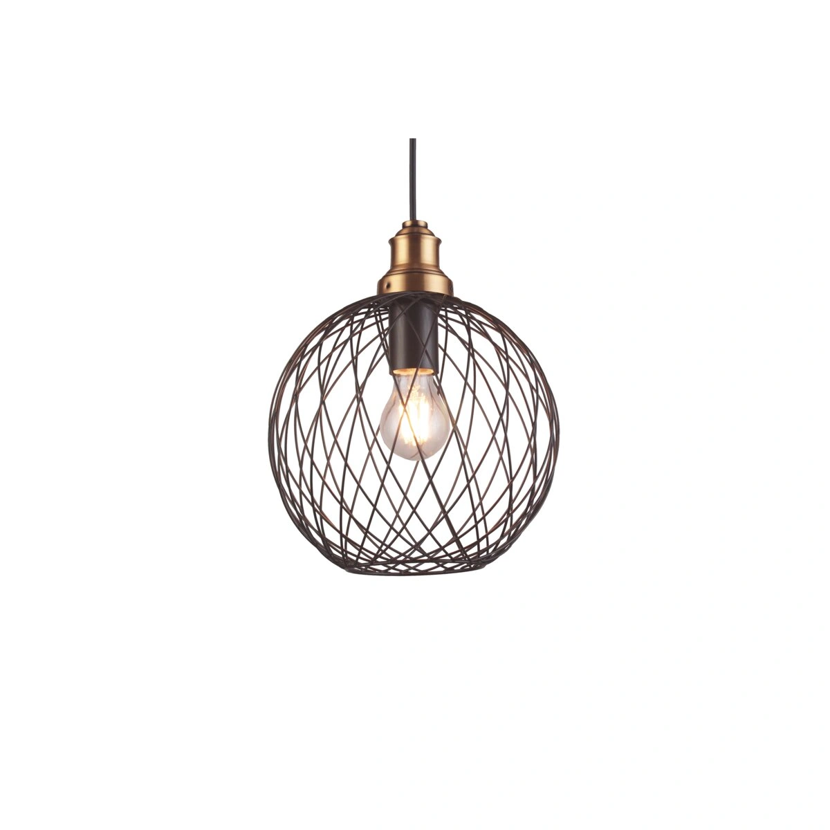 oprawa sufitowa VIELA 1 1xE27, czarna GTV DECOR