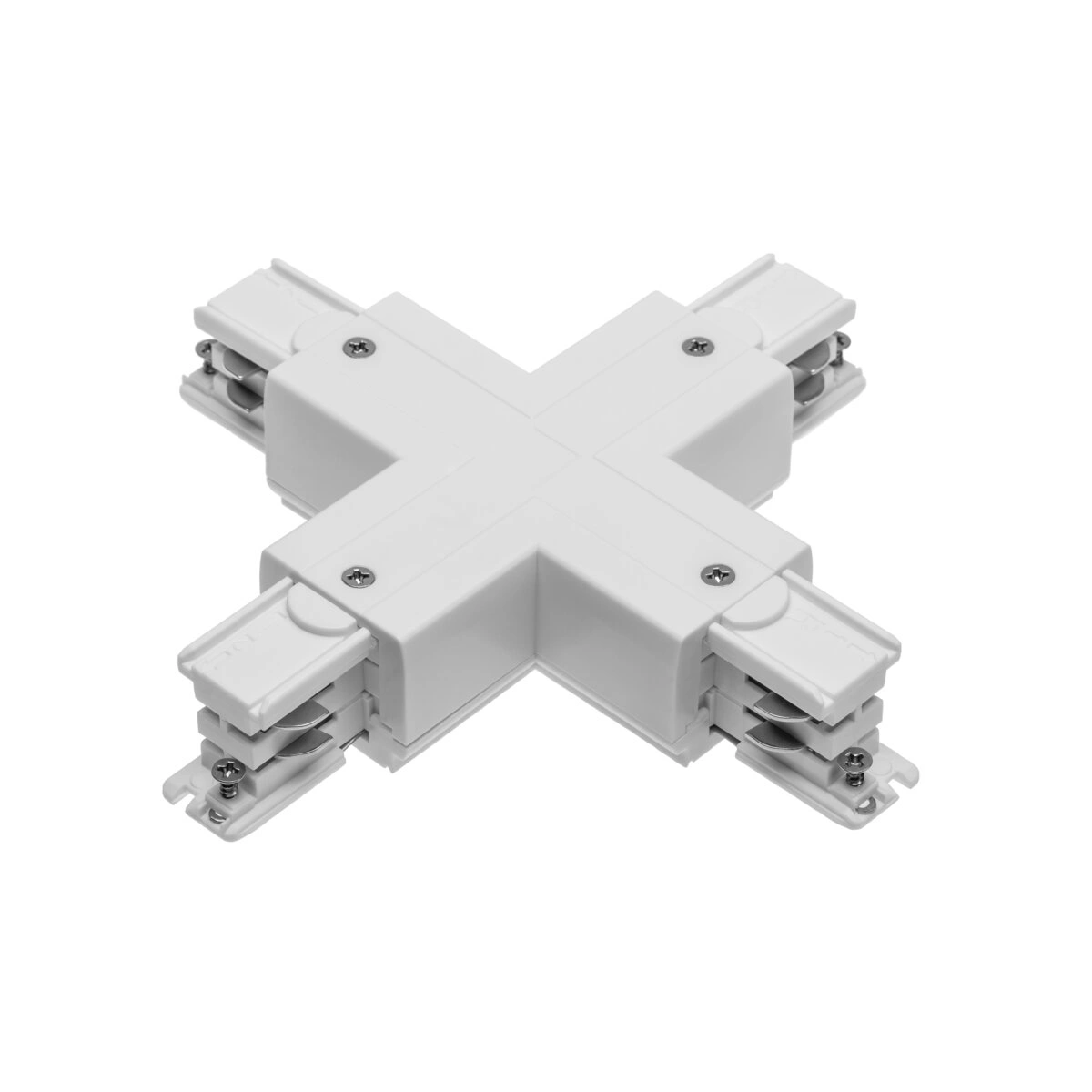 łącznik X do szynoprzewodu 3-fazowgo X-RAIL, biały [166x166mm]
