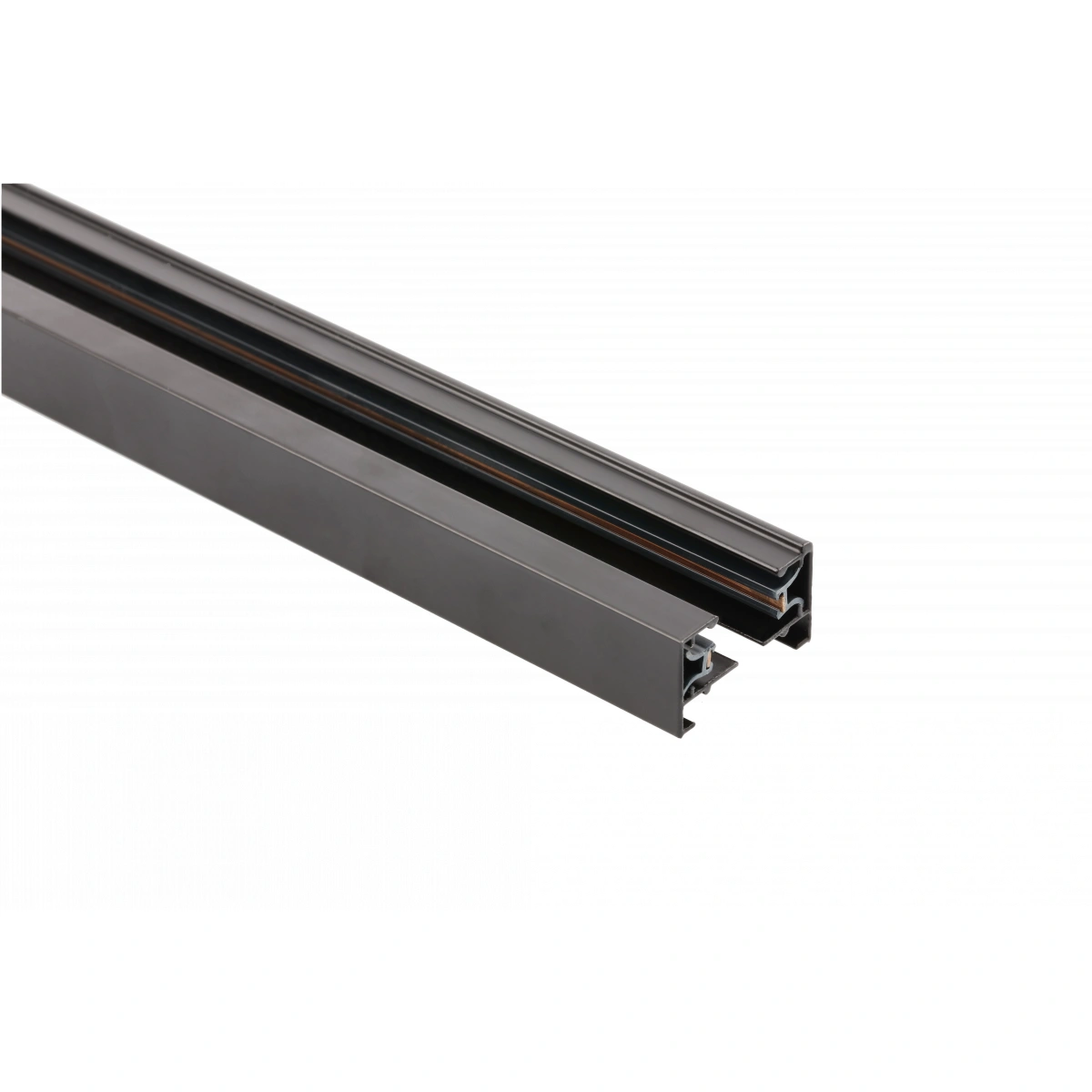 Szynoprzewód 1-fazowy, 2-liniowy, natynkowy lub podwieszany, długość 1m, czarny