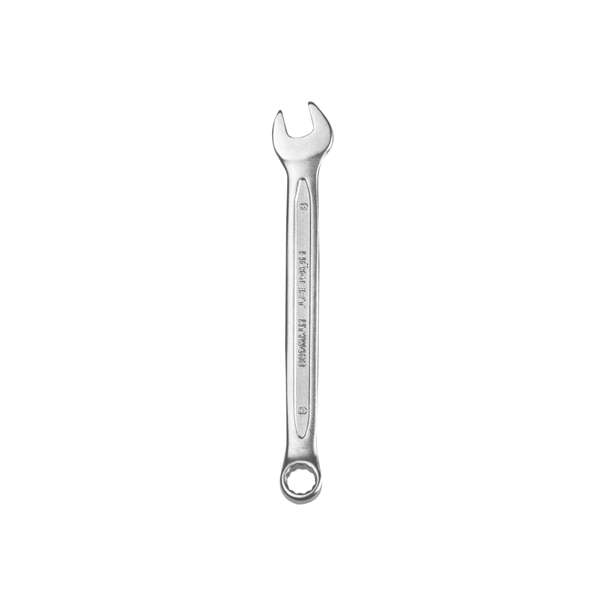 Klucz płasko-oczkowy ze stali CrV 8mm, DIN 3113
