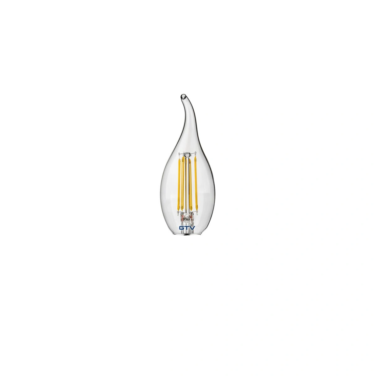 żarówka LED E14 4W 420lm świeczka, biały ciepły FILAMENT PŁOMYK