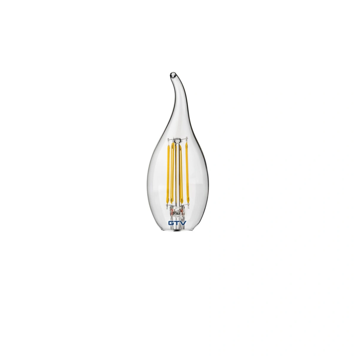 żarówka LED E14 4W 420lm świeczka, biały neutralny FILAMENT PŁOMYK