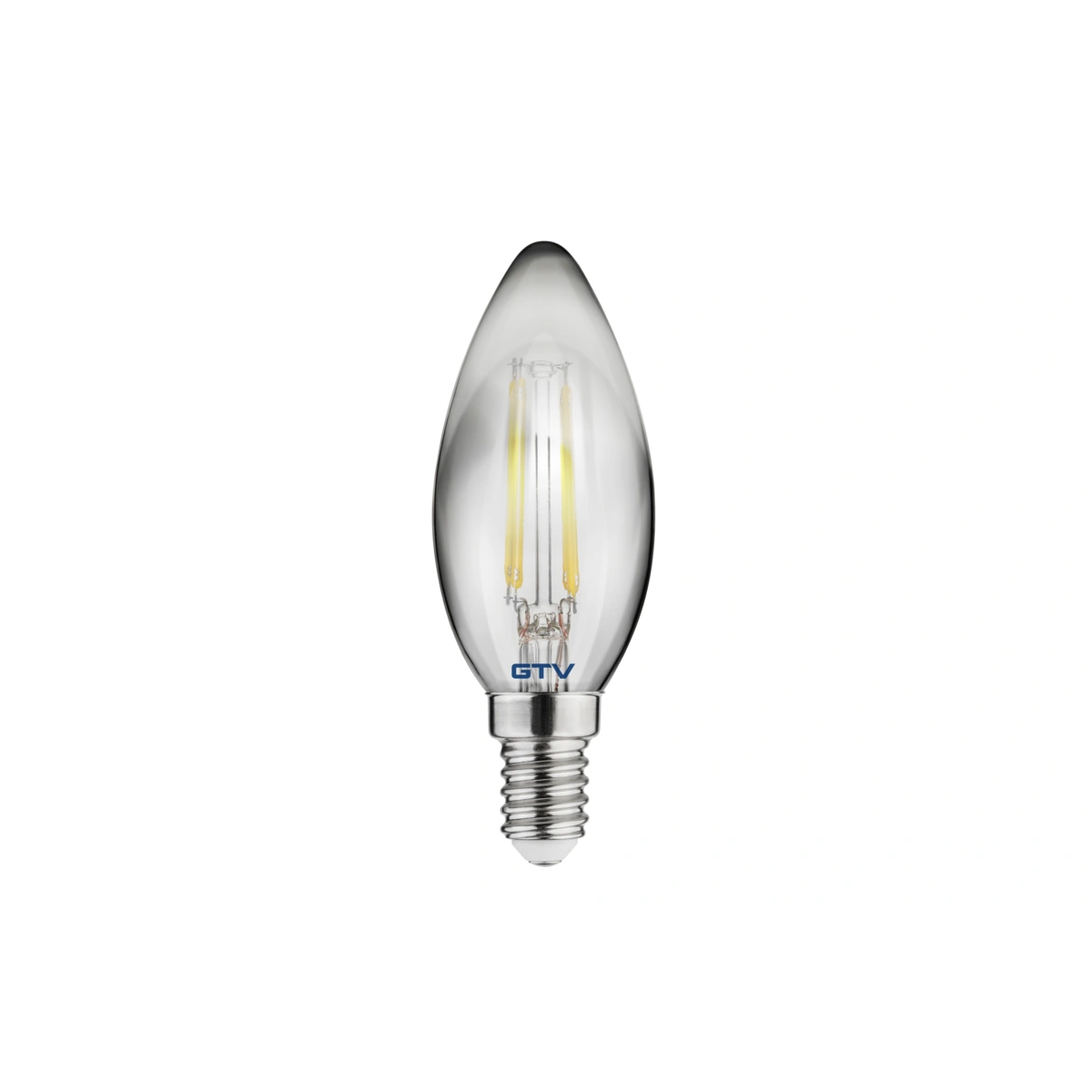 żarówka LED E14 4W 200lm świeczka, biały ciepły DYMIONA Z FILAMENTEM