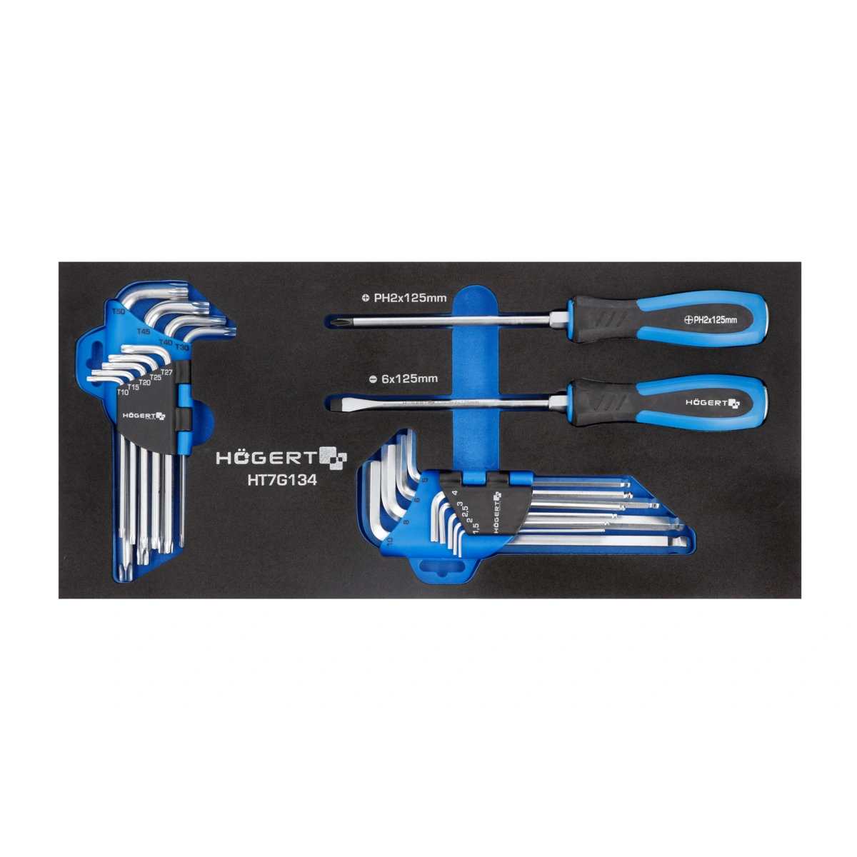 zestaw wkrętaków, kluczy HEX i TORX 20 szt., wkład EVA