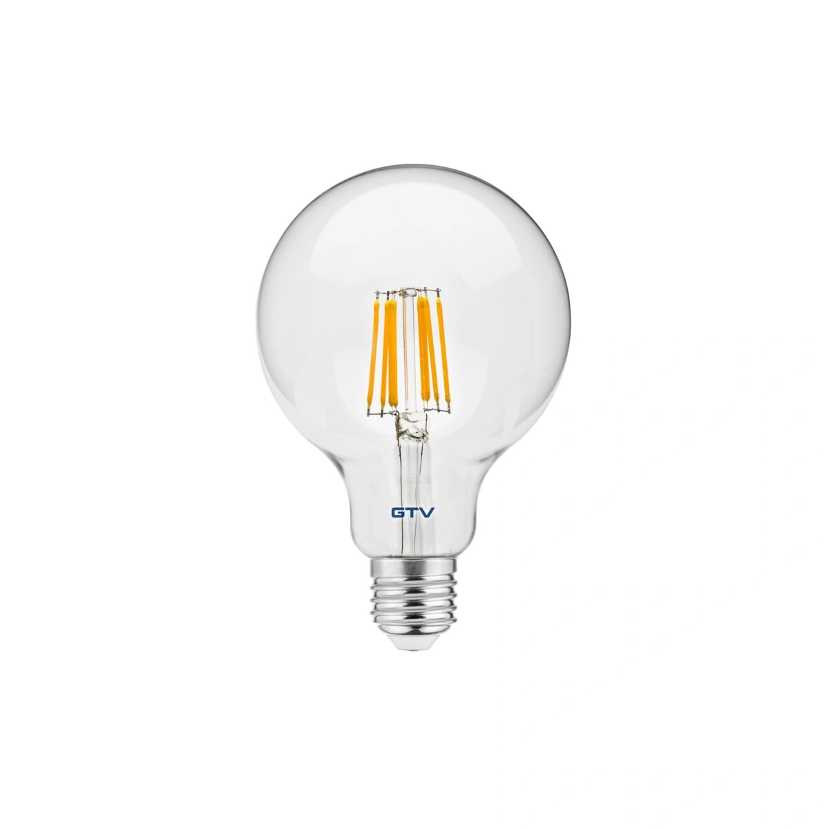żarówka LED E27 8W 880lm G95 FILAMENT, A-G, 3000K, AC220-240V, 360°, 70mA