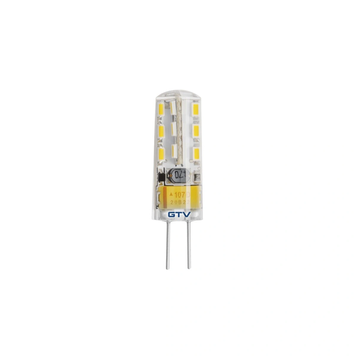 żarówka LED G4 1,1W 12VDC 100lm, A-G, 3000K, 360°