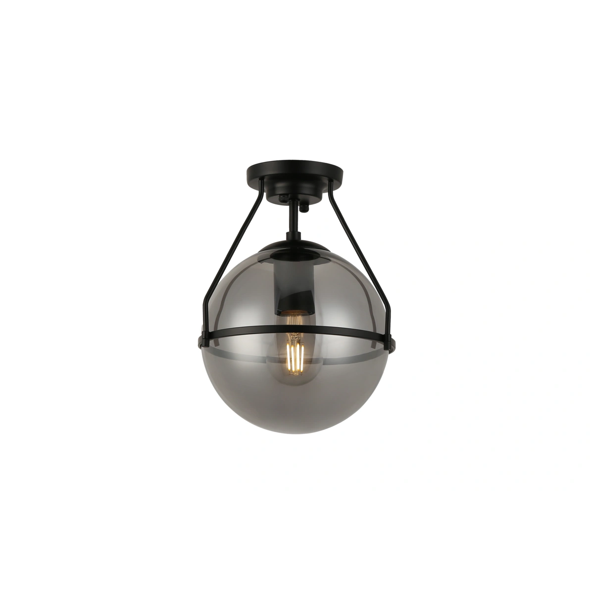 oprawa sufitowa DROP 1*E27 max.25W, 7165, AC220-240V, 50/60Hz, śr.21 cm, czarny