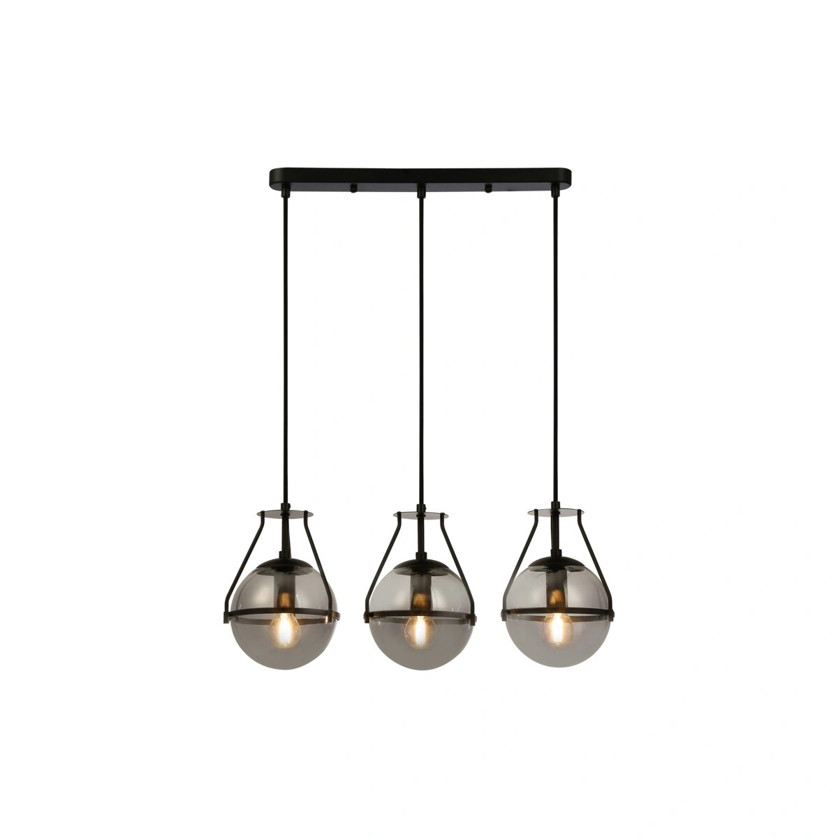 oprawa sufitowa DROP 3 3*E14 max.25W, 7134, AC220-240V, 50/60Hz, dł. 68 cm, czarny