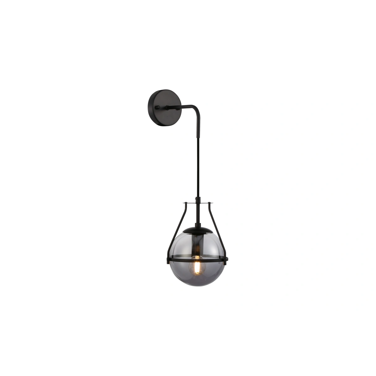 oprawa ścienna DROP 4 1*E14 max.25W, 7325, AC220-240V, 50/60Hz, czarny