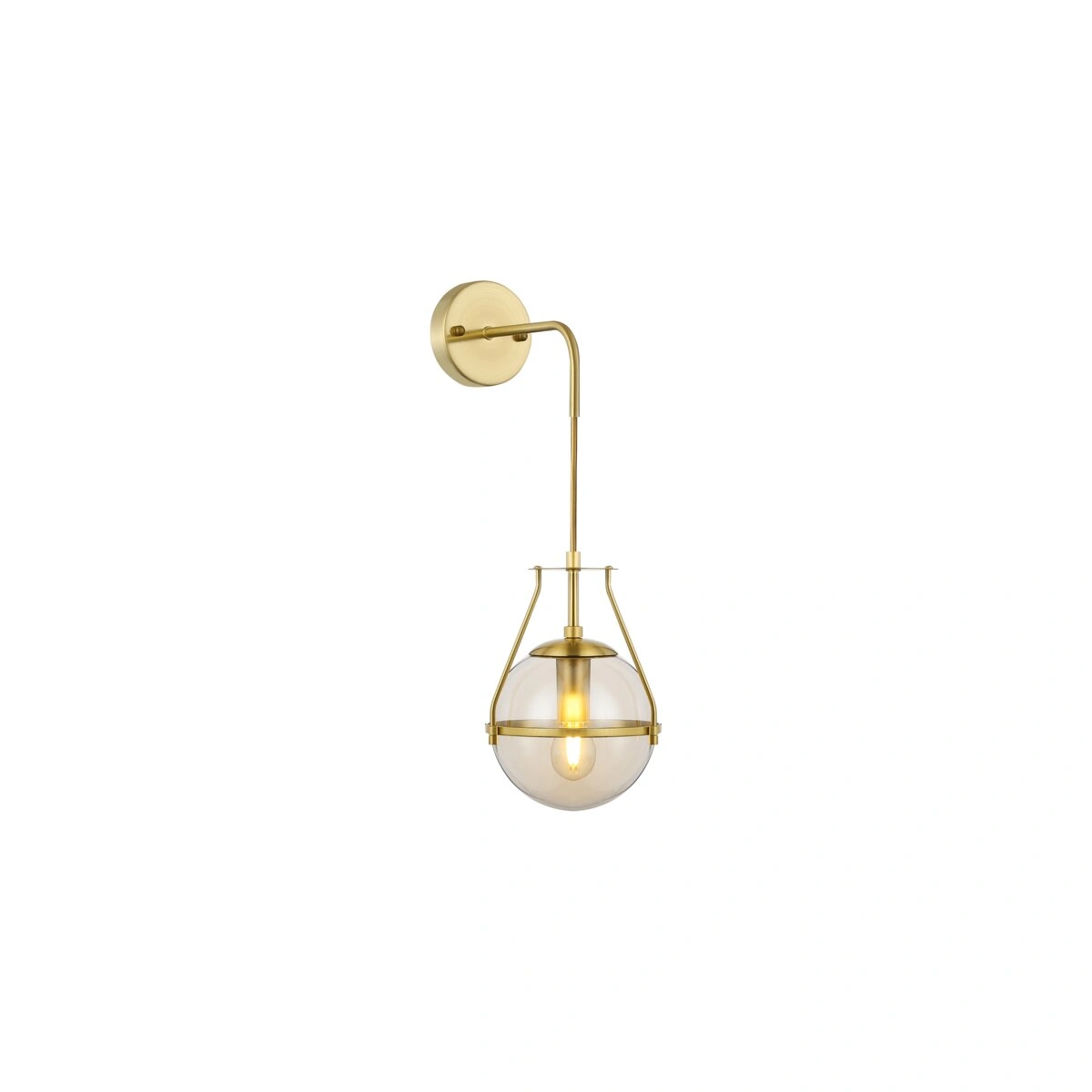 oprawa ścienna DROP 4 1*E14 max.25W, 7110, AC220-240V, 50/60Hz, złoty