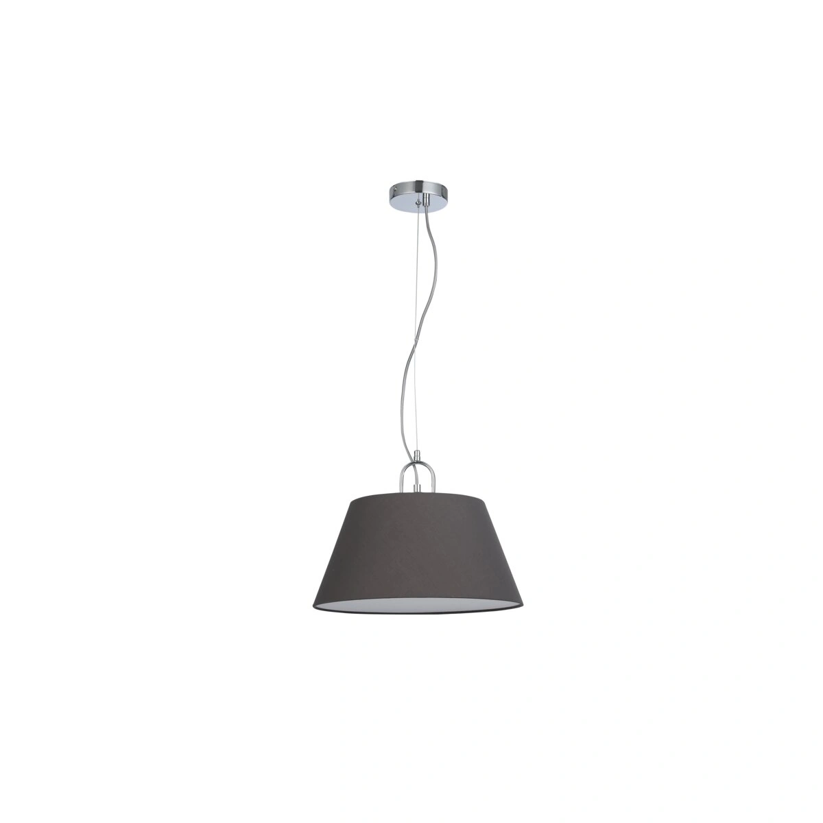 oprawa sufitowa KASEL 1*E27 max.40W, 6243, AC220-240V, 50/60Hz, śr. 40 cm, szara