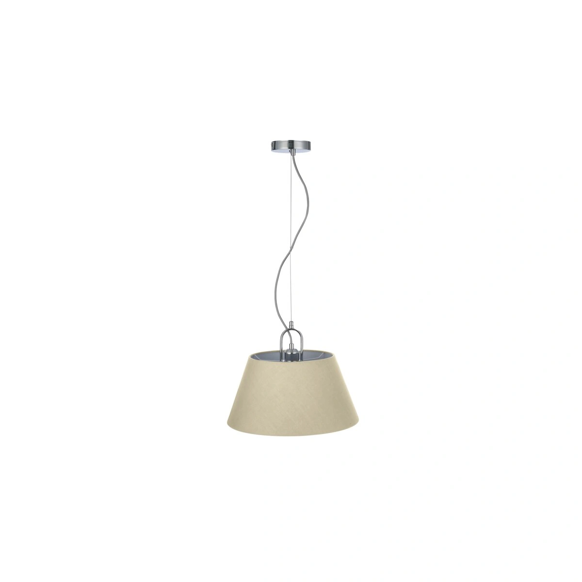oprawa sufitowa KASEL 1*E27 max.40W, 6281, AC220-240V, 50/60Hz, śr. 40 cm, kremowa