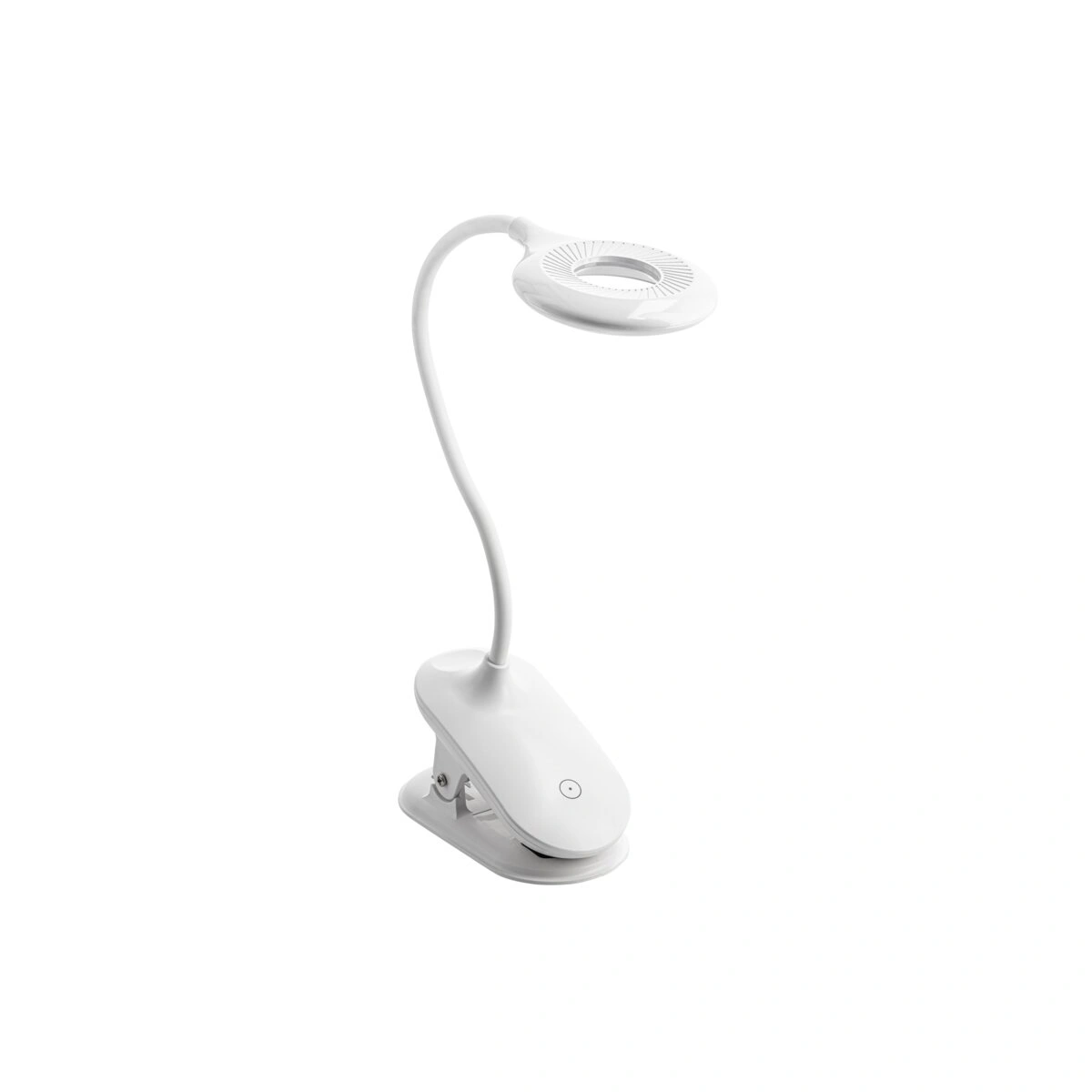 Lampka biurkowa 4W 200lm RINGO, biały [3 barwy światła, ściemnialna, bateria 1200mAh] GTV DECOR