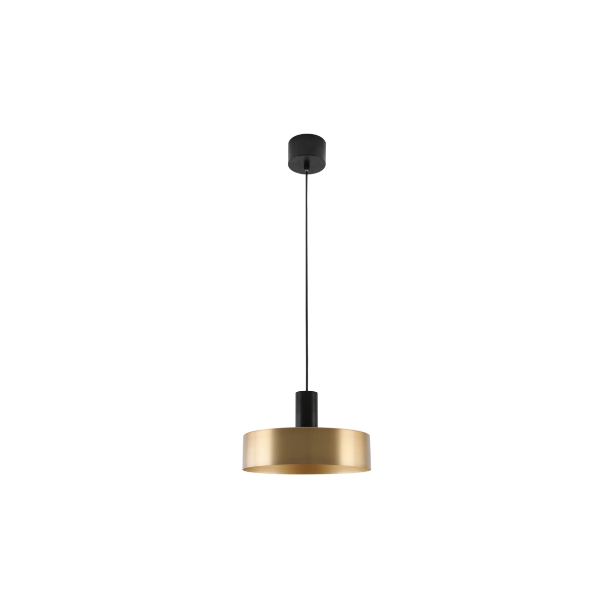 oprawa sufitowa SELVIA II 1*E27 max.40W, 5679, max. 250V, 50/60Hz, IP20, śr. 30 cm, złoto/czarna