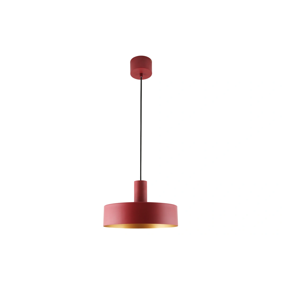 oprawa sufitowa SELVIA II 1*E27 max.40W, 5518, max. 250V, 50/60Hz, IP20, śr. 30 cm, czerwona