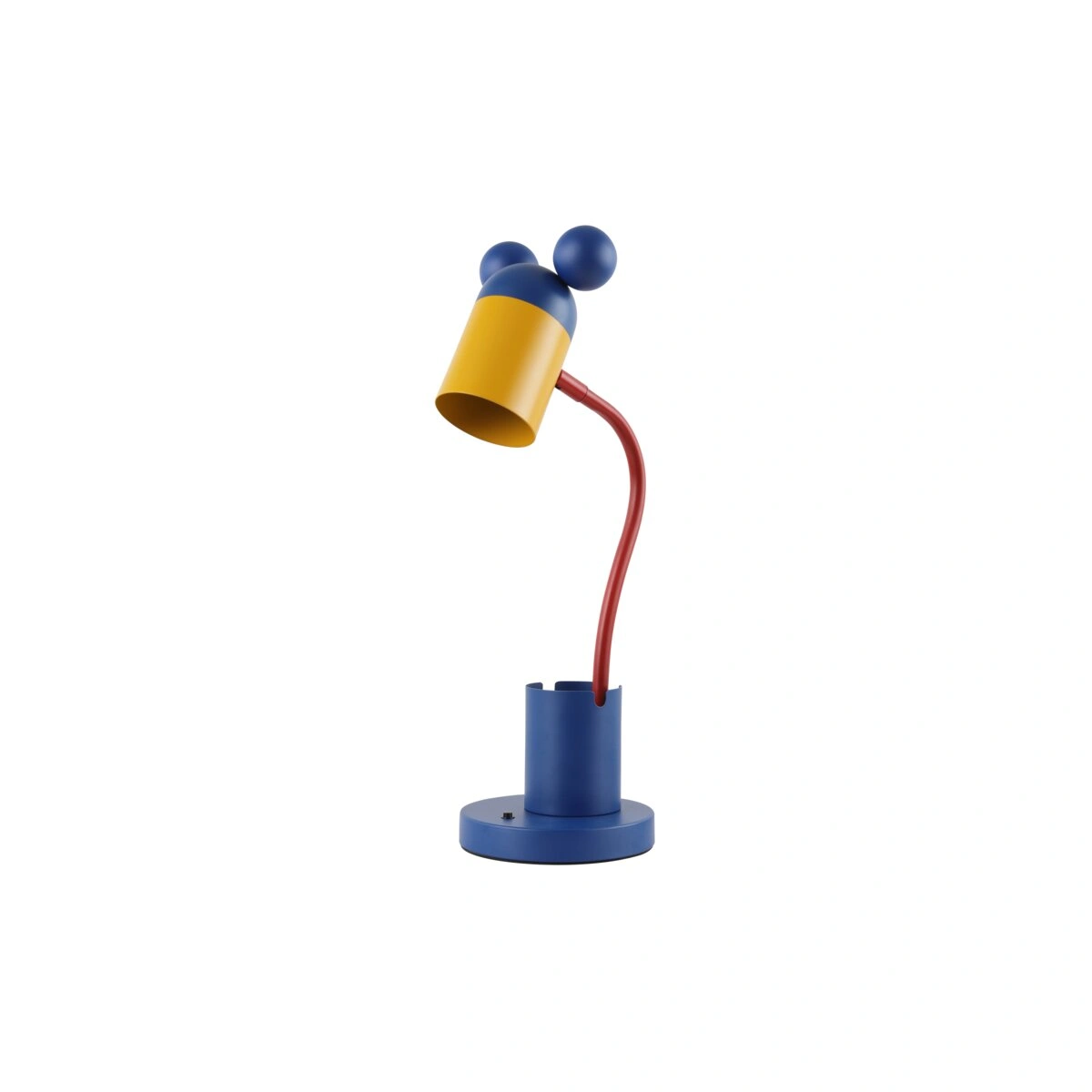 Lampka biurkowa 1xE27 max.25W MOUSE, granatowy/żółty GTV DECOR