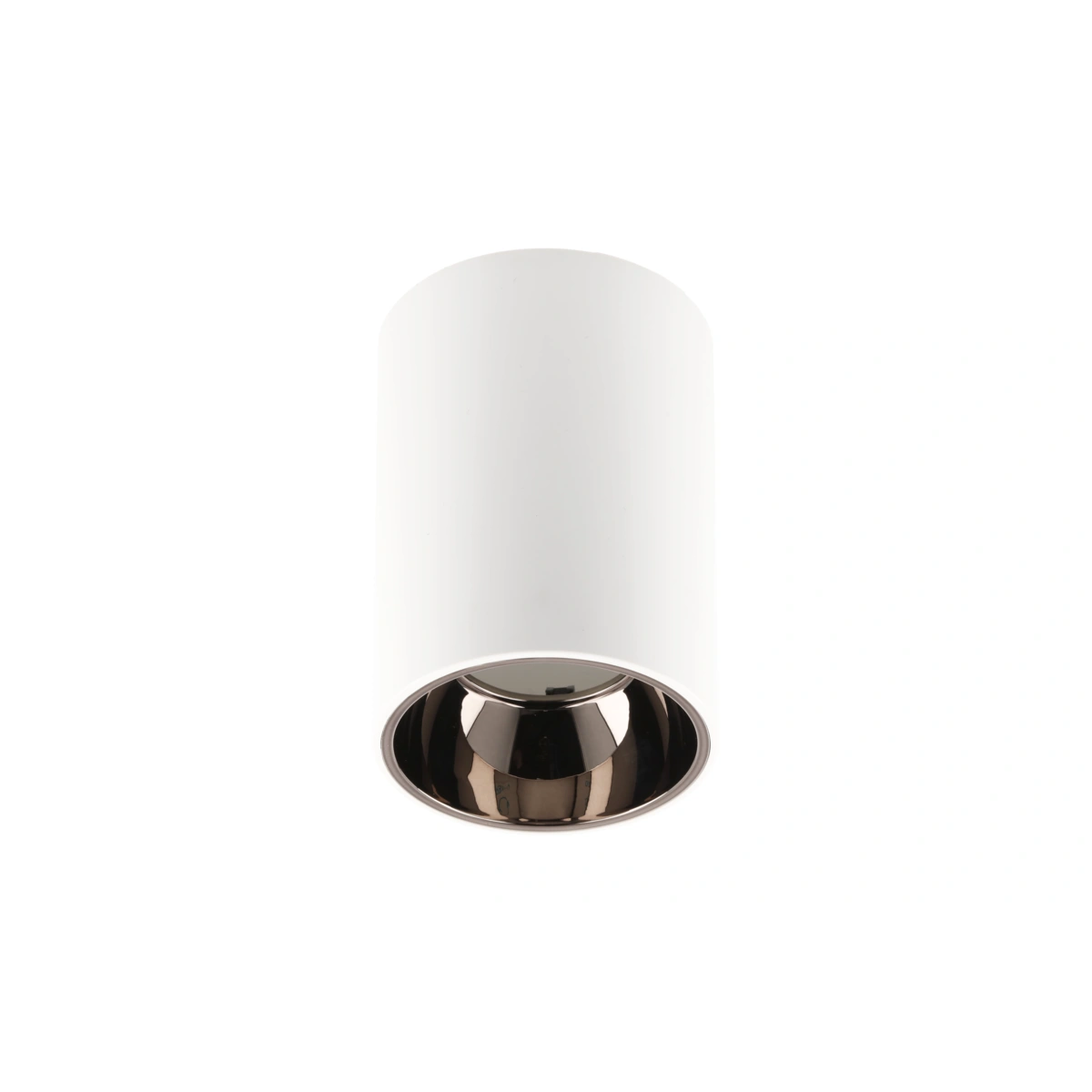 oprawa sufitowa max 20W ARIES, PC, 73x105mm, IP20, okrągła, biały/czarny chrom