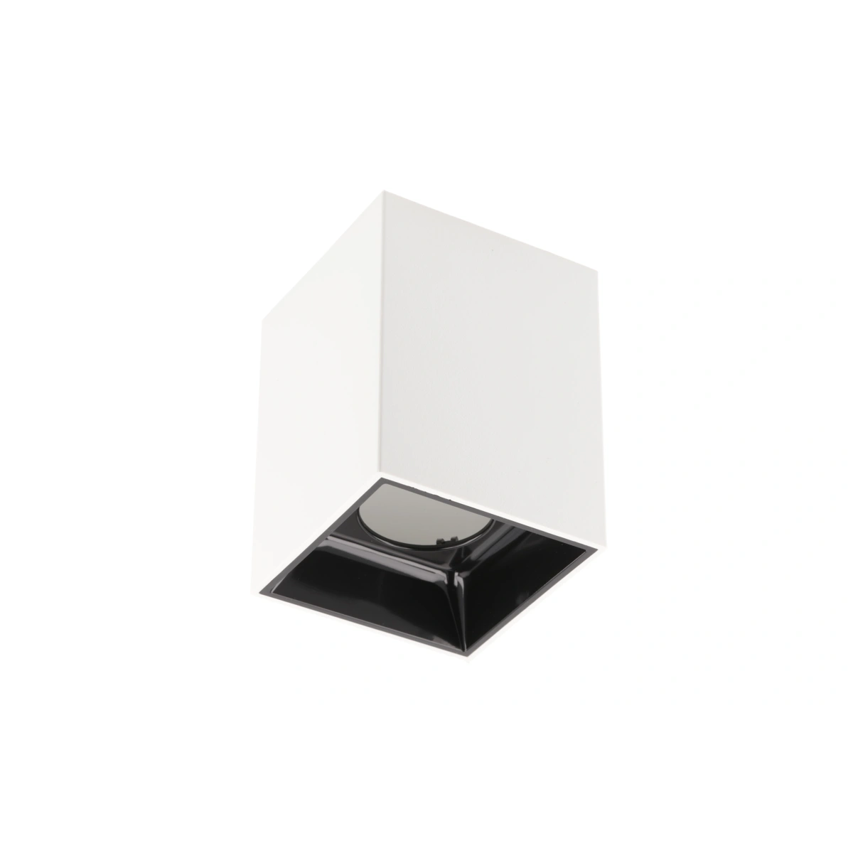 oprawa sufitowa max 20W ARIES, PC, 77x100mm, IP20, kwadratowa, biały/czarny