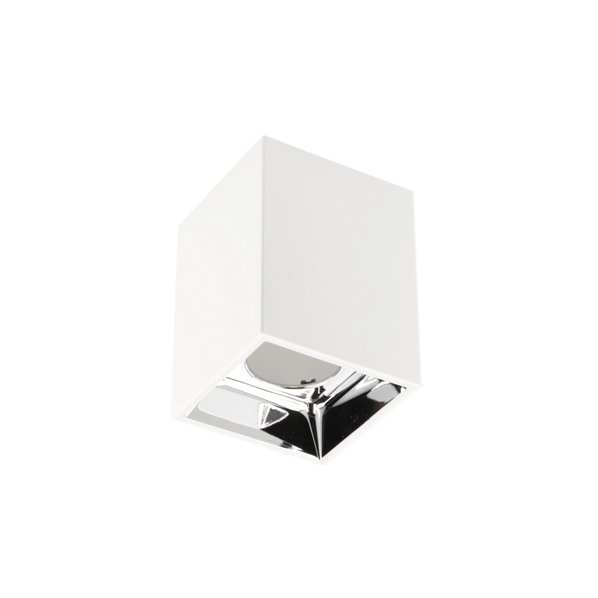 oprawa sufitowa max 20W ARIES, PC, 77x100mm, IP20, kwadratowa, biały/chrom