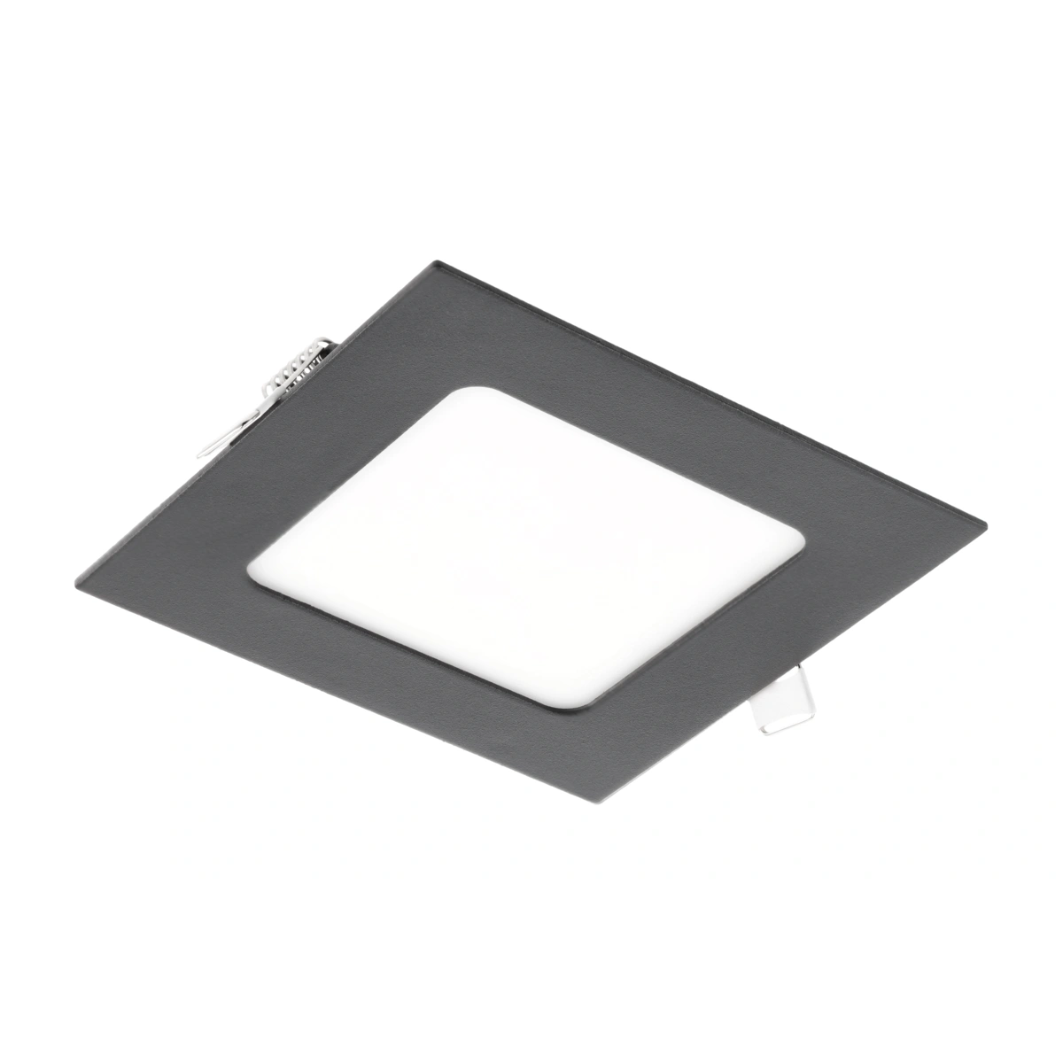 oprawa wpuszczana LED MATIS PLUS 7W 560lm 3000K AC220-240V, IP20, 120°, DOWNLIGHT, czarna