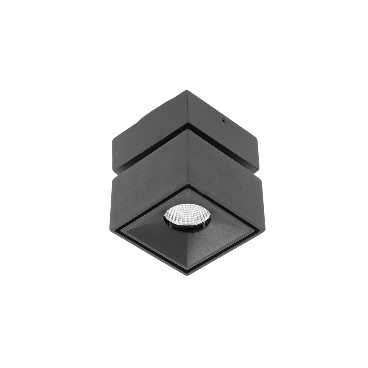 oprawa LED BIANCO CCT 8W 680lm AC220-240V, 50/60 Hz, Ra?80, IP20, 36°, 2700/3300/4000K, kwadrat, czarny