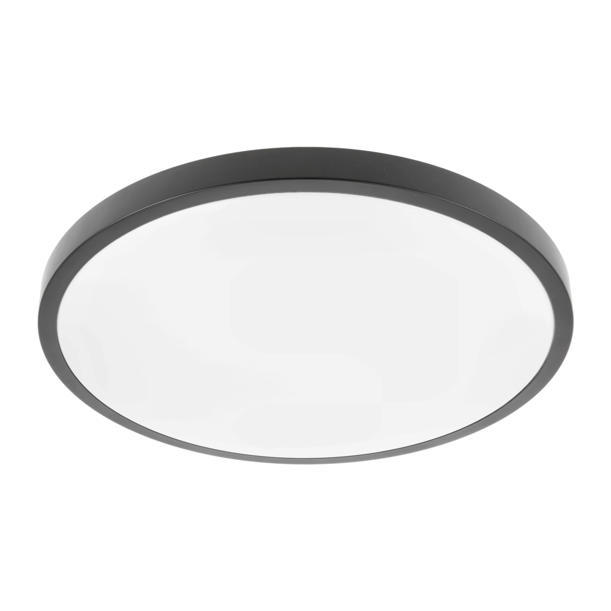 Plafoneria ATOL LED, O400mm, 3000K, 32W, 2560lm, A180-250V, 50/60 Hz, PF>0,9, IP54, BLACK, 3y