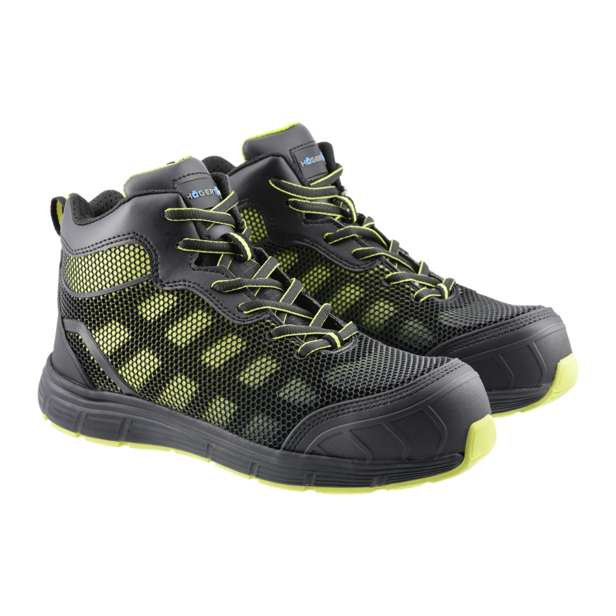 DOSSE trzewiki ochronne S1P SRC czarno/zielone 42