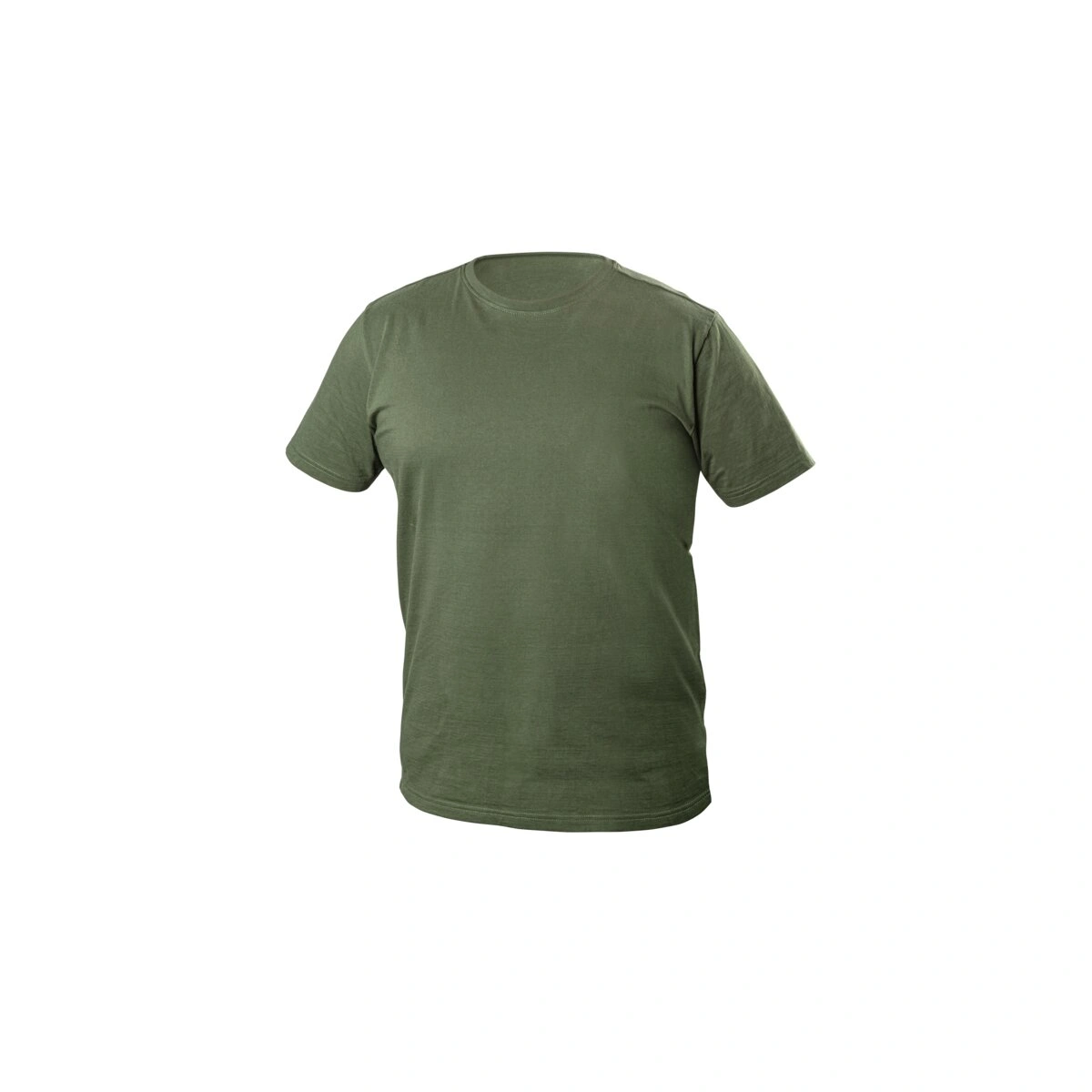 VILS T-shirt bawełniany ciemny zielony XL (54)