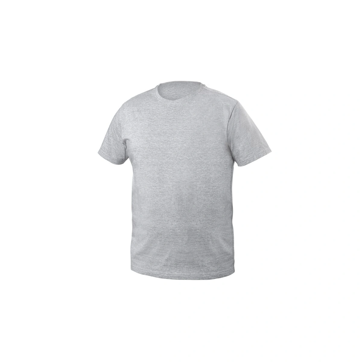 VILS T-shirt bawełniany szary melanż XL (54)