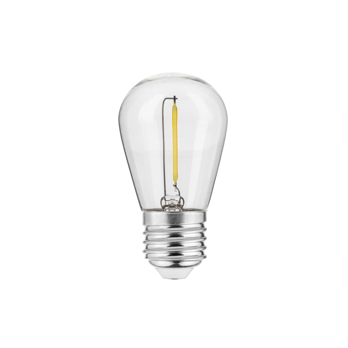 żarówka LED E27 0,5W 50lm S14 FILAMENT, 2700K, AC220-240V, 360°, 5mA