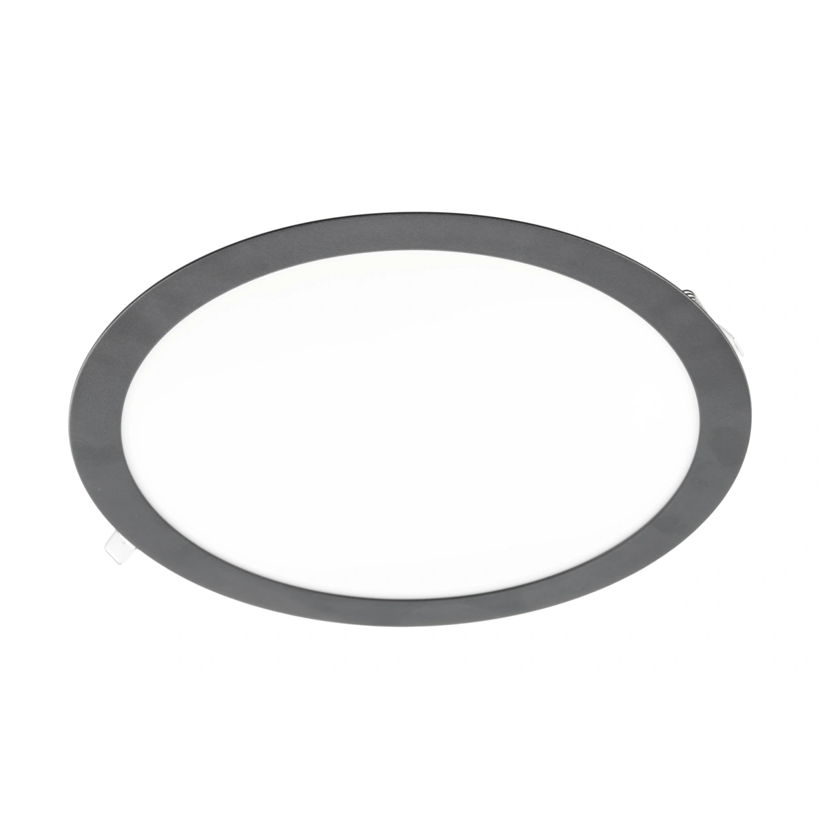 oprawa LED ORIS PLUS, DOWNLIGHT, 24W, CZARNA, 3000K, 2000lm, AC220-240V, WPUSZCZANA, IP20, 120°