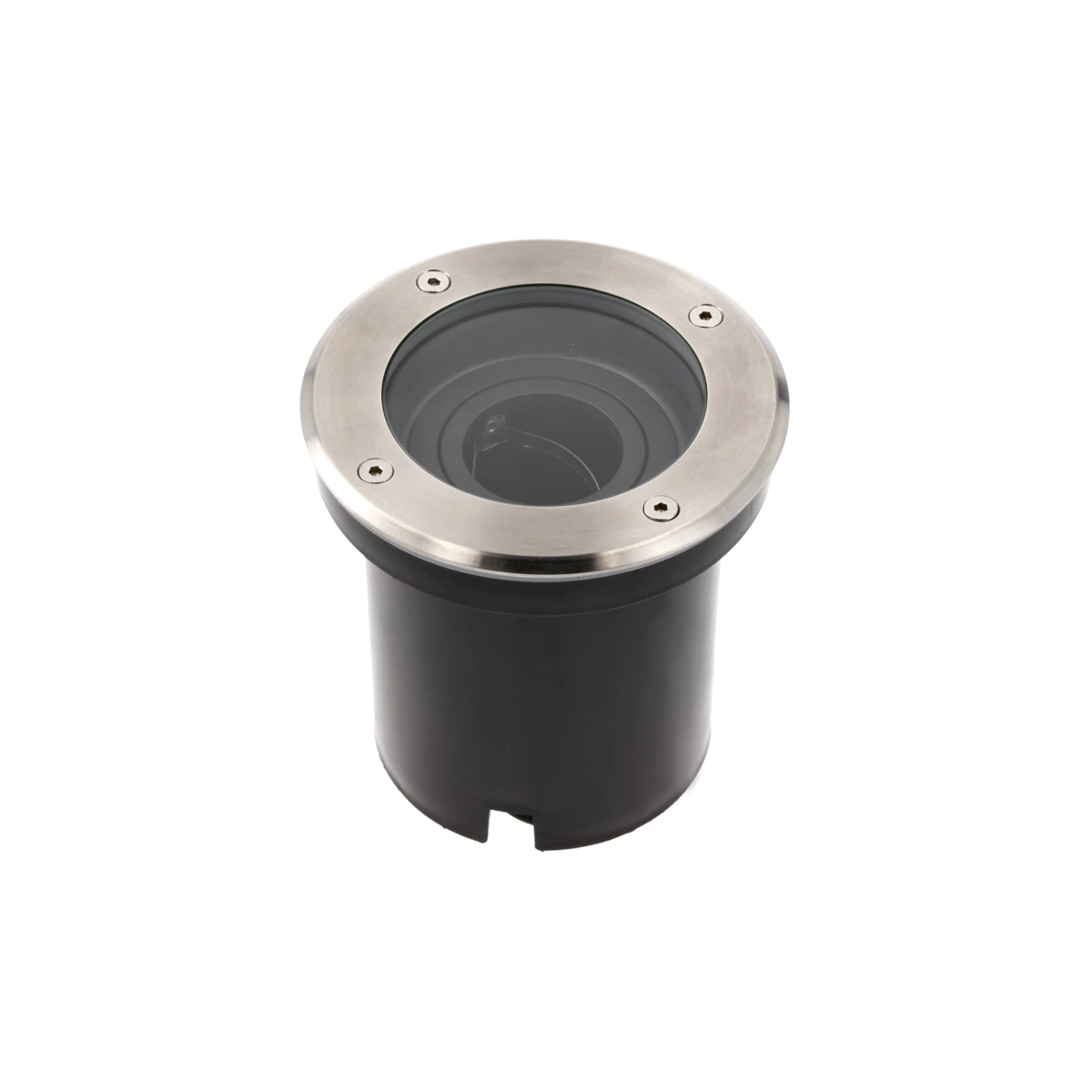 oprawa DOGRUNTOWA BETA-O Z REGULACJĄ KĄTA, max.50 W, GU10, IP67, AC220-240V, 50/60Hz, INOX, OKRĄGŁA