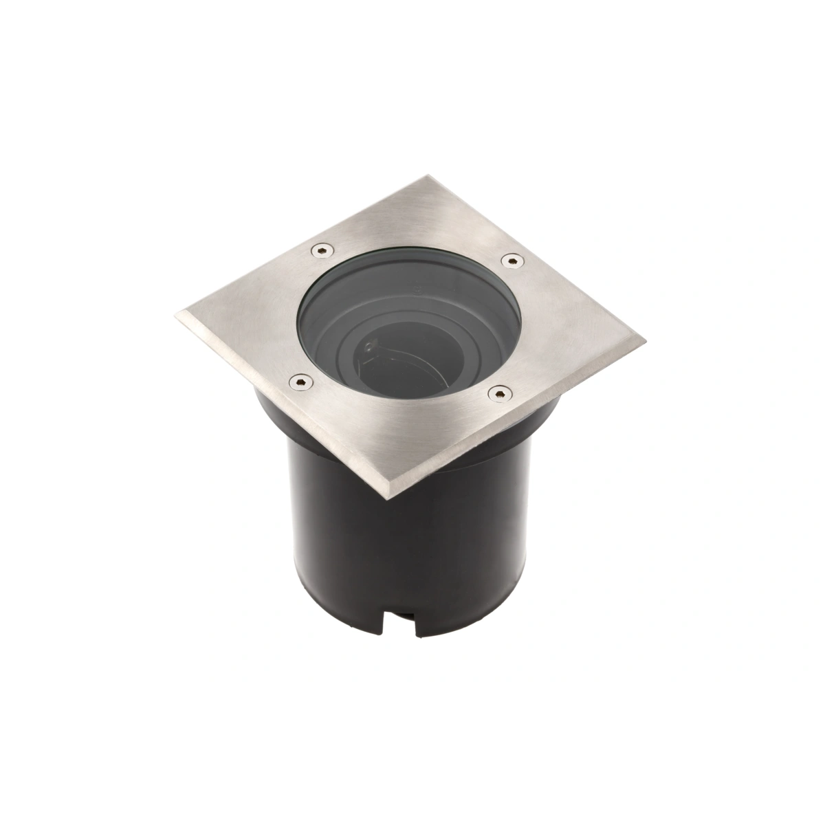 oprawa DOGRUNTOWA BETA-K Z REGULACJĄ KĄTA, max.50 W, GU10, IP67, AC220-240V, 50/60Hz, INOX, KWADRATOWA