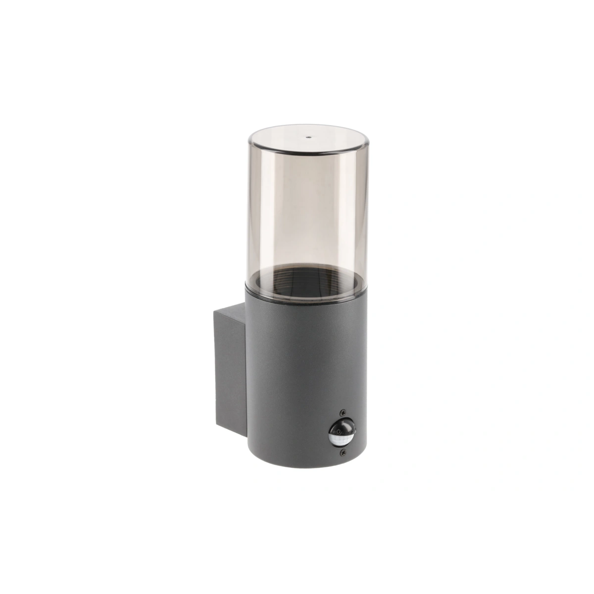 oprawa OGRODOWA MEDIO-AU PIR, E27,MAX.15W, IP54, AC220-240V, 50-60Hz, KINKIET PROSTY GÓRNY, grafit