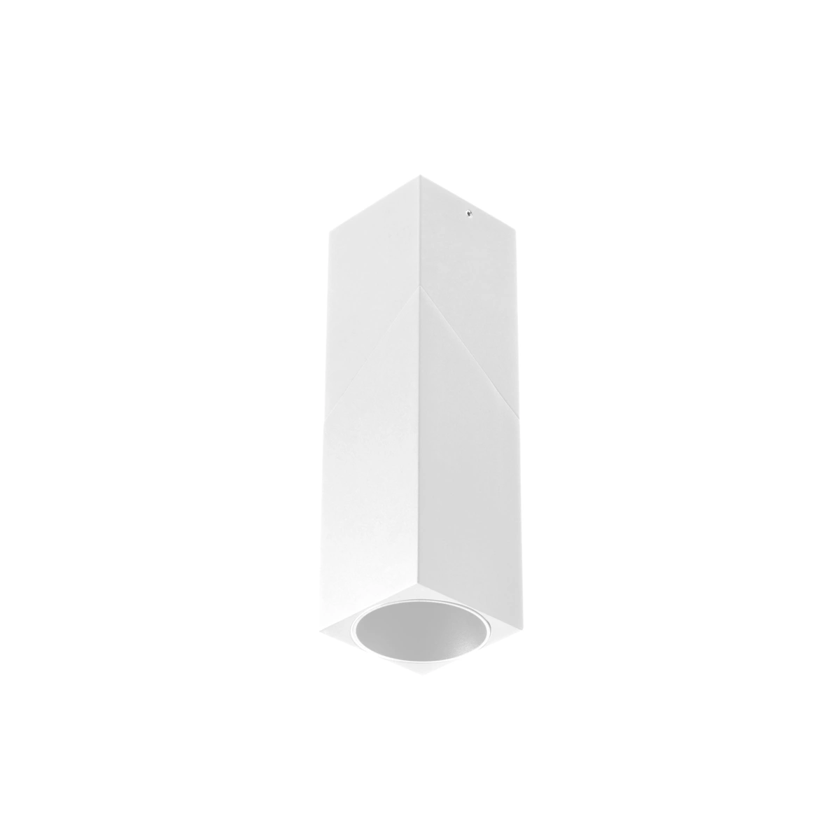 oprawa SUFITOWA VIRGO, max. 250V, 50/60Hz,57x57x152mm, IP20, max. 20W, KWADRATOWA, BIAŁA