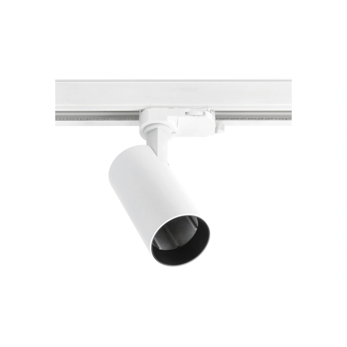 oprawa NA SZYNOPRZEWÓD 1-FAZOWY, LIMA, GU10, max.20W, AC220-240V, 50/60Hz, IP20, OKRĄGŁA, biały
