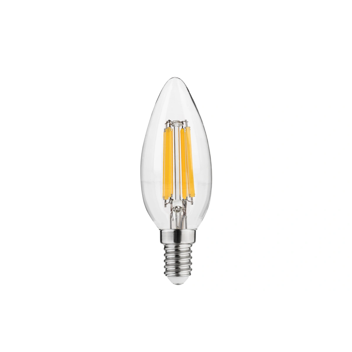 żarówka LED E14 5,8W 640lm C35 A-G, 2700K, AC220-240V, 360°, 50mA FILAMENT