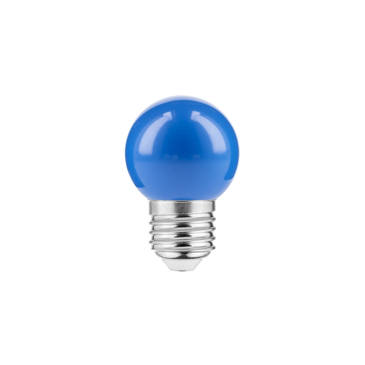 żarówka LED E27 1,0W 50lm B45C, AC220-240V, 270°, BLUE