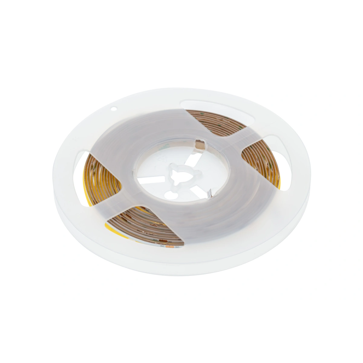 Taśma LED COB 24V 10W/m, 480LED/m, 8mm, bez żelu, naturalny biały, 2x1m przewód MINI AMP