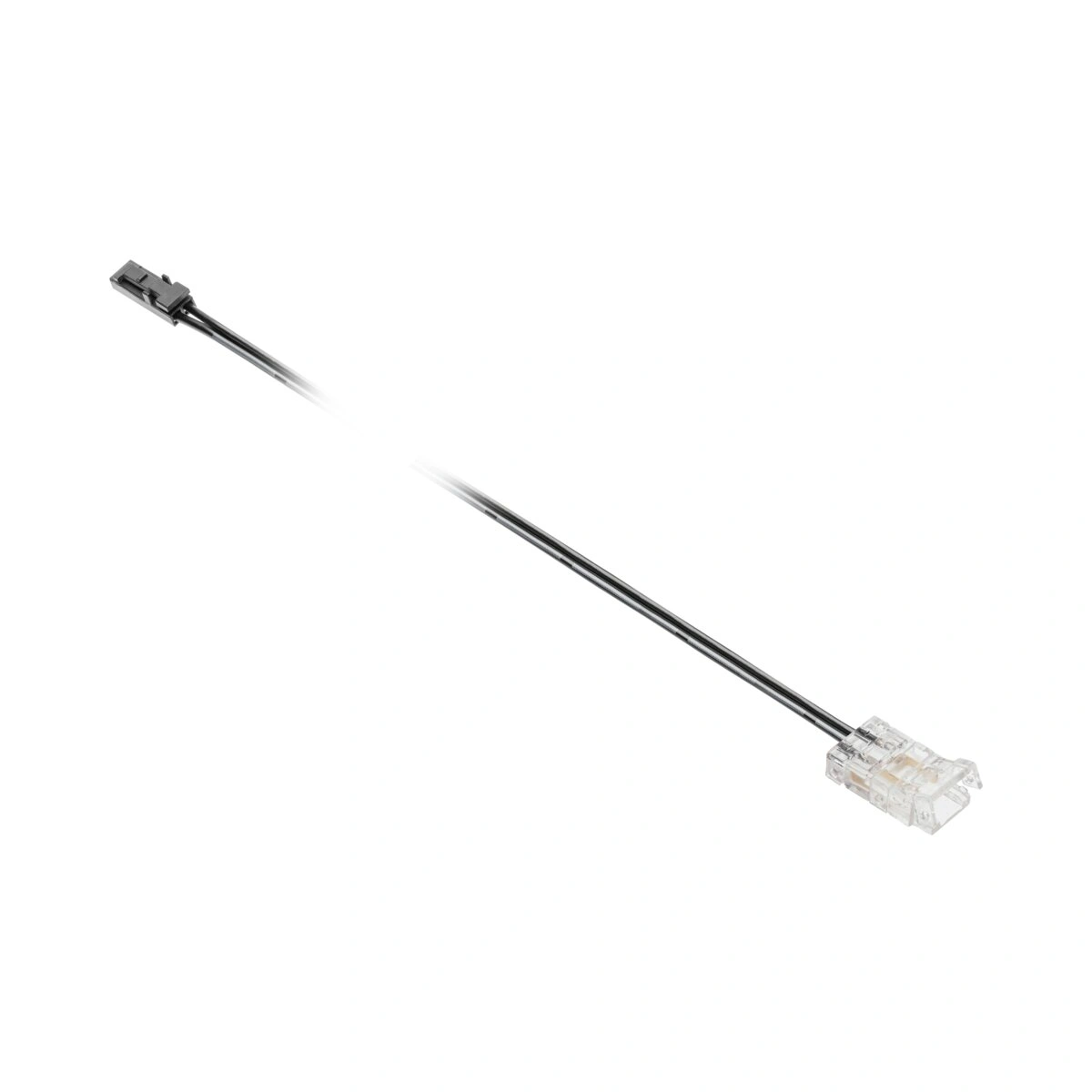 Złączka przezroczysta do taśm COB 8mm z przewodem 2m I MINI AMP męski