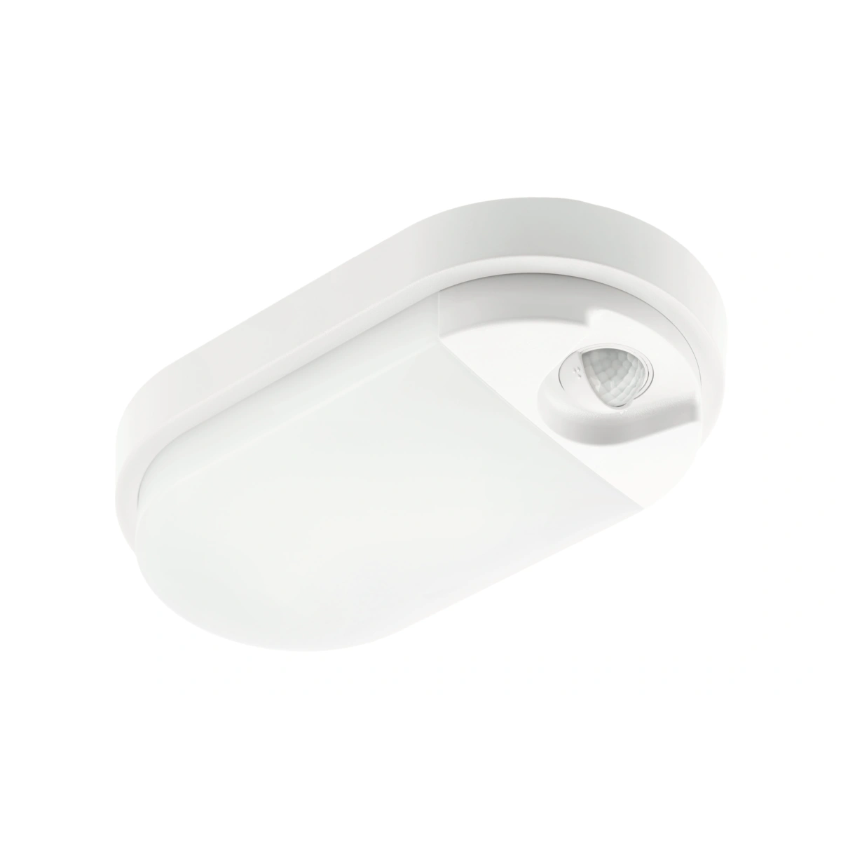 oprawa TULON LED z czujnikiem ruchu 15W 1350lm, 4000K, AC220-240V, IP54, owalna, biały