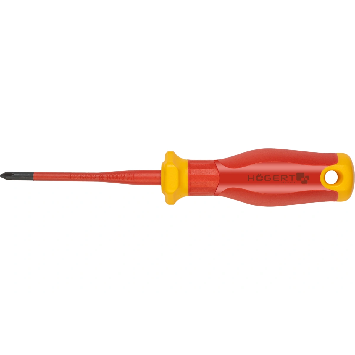 Wkrętak krzyżowy PH1 80mm, 1000V, SLIM, S2
