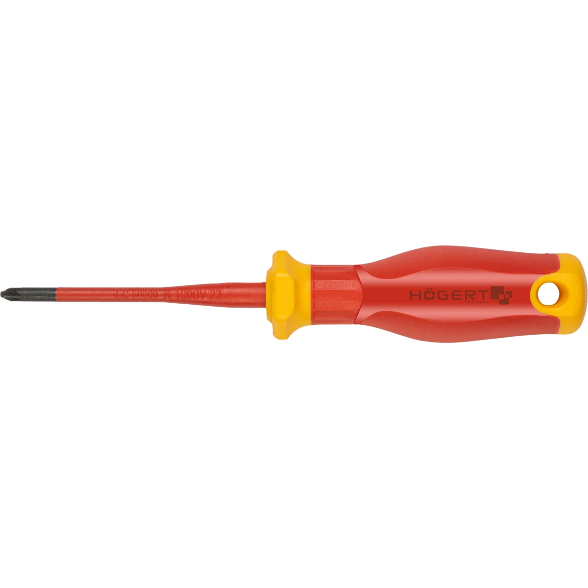 Wkrętak płasko-krzyżowy, PZ1/SL5 80mm, 1000V, SLIM, S2