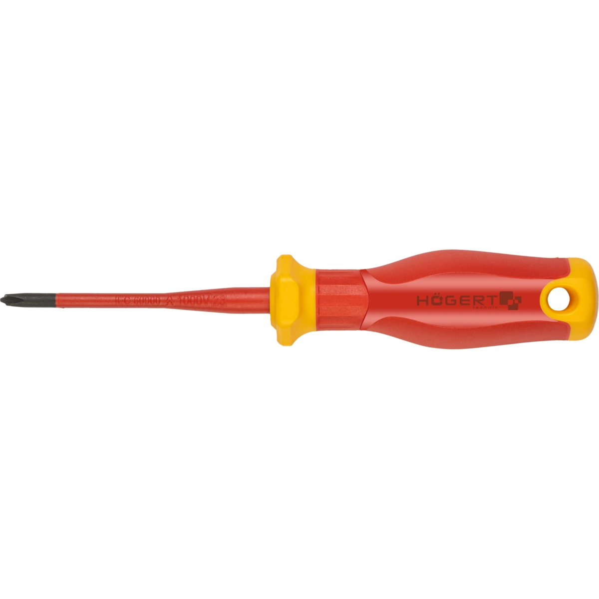 Wkrętak płasko-krzyżowy, PH1/SL5 80mm, 1000V, SLIM, S2