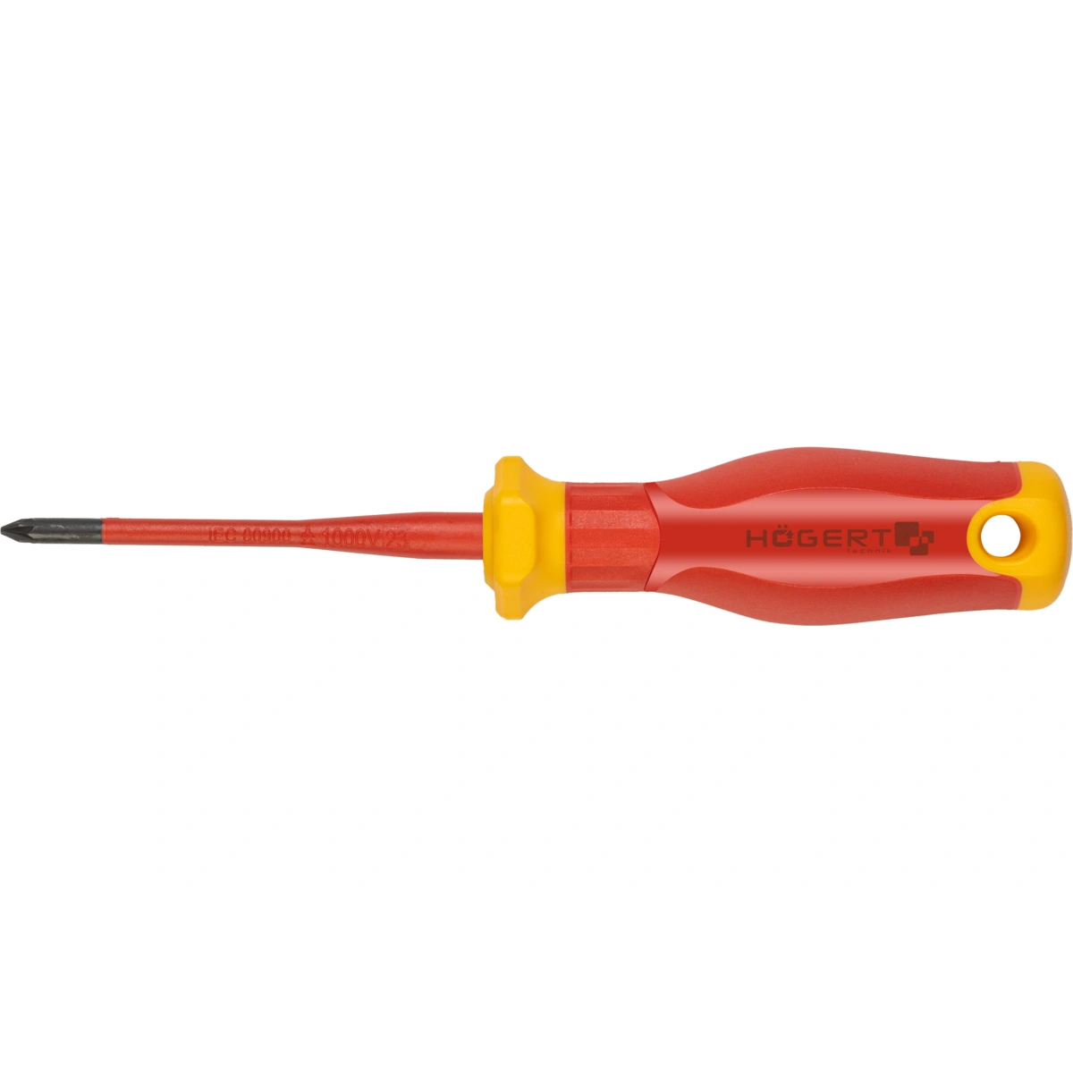 Wkrętak krzyżowy PZ1 80mm, 1000V, SLIM, S2