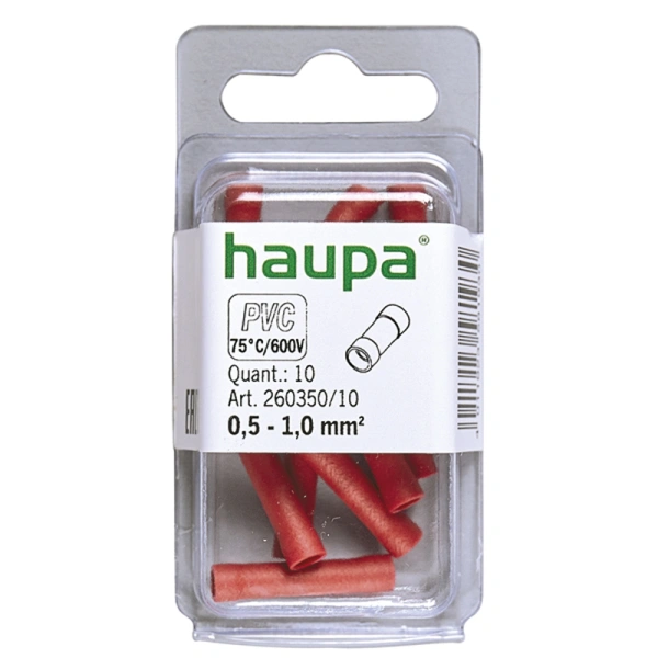 Złączka doczołowa izol. 0.5-1,0mm PVC (opak. 10 szt.)