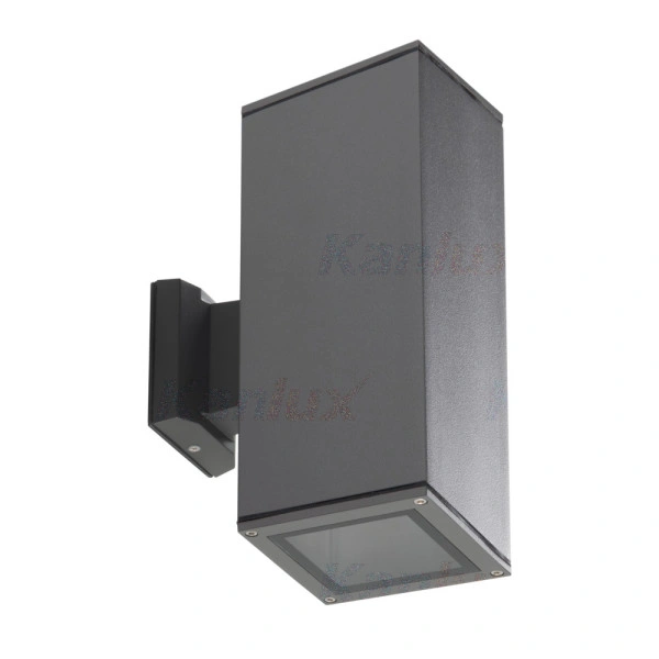 oprawa elewacyjna LART EL-260-GR 2xE27 IP54, kinkiet, antracyt (w tym KGO 0,43zł/netto)