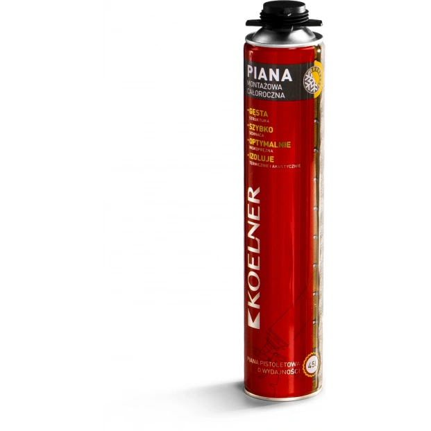 Piana pistoletowa uniwersalna, wydajność do 45l, Koelner, 750ml