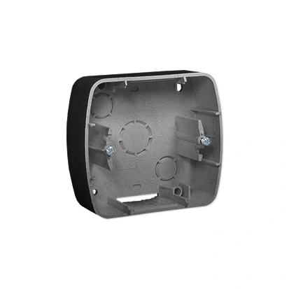 AKORD Puszka natynkowa (adapter) 1-krotna, aluminium met. [15]