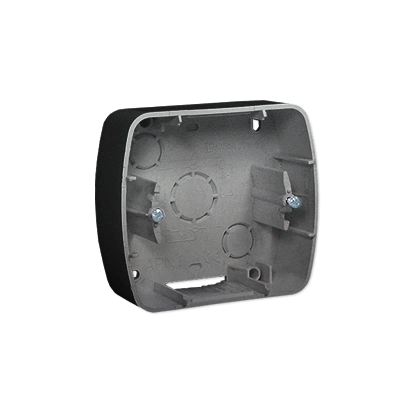 AKORD puszka natynkowa (adapter) 1-krotna, aluminium met. [15]